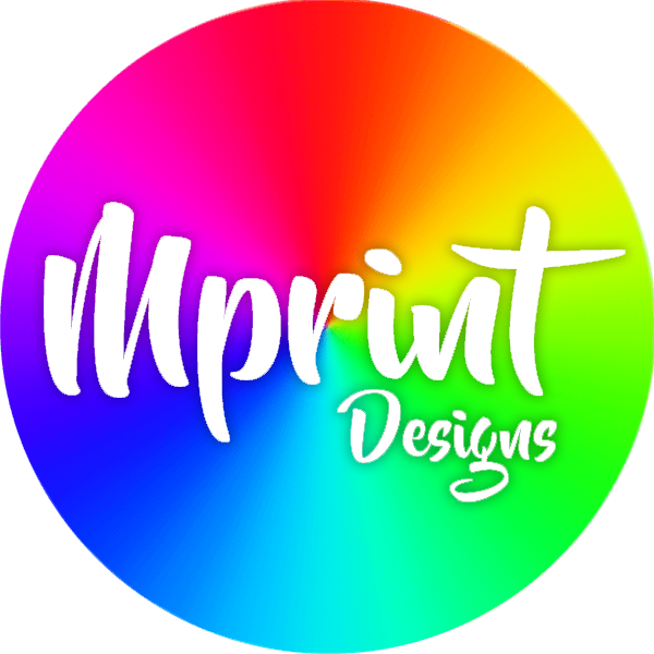 MPrint Logo White