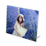 Young girl holding baskets