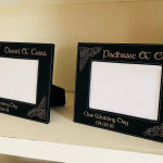 Wedding day photo frames