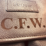 engraved leather